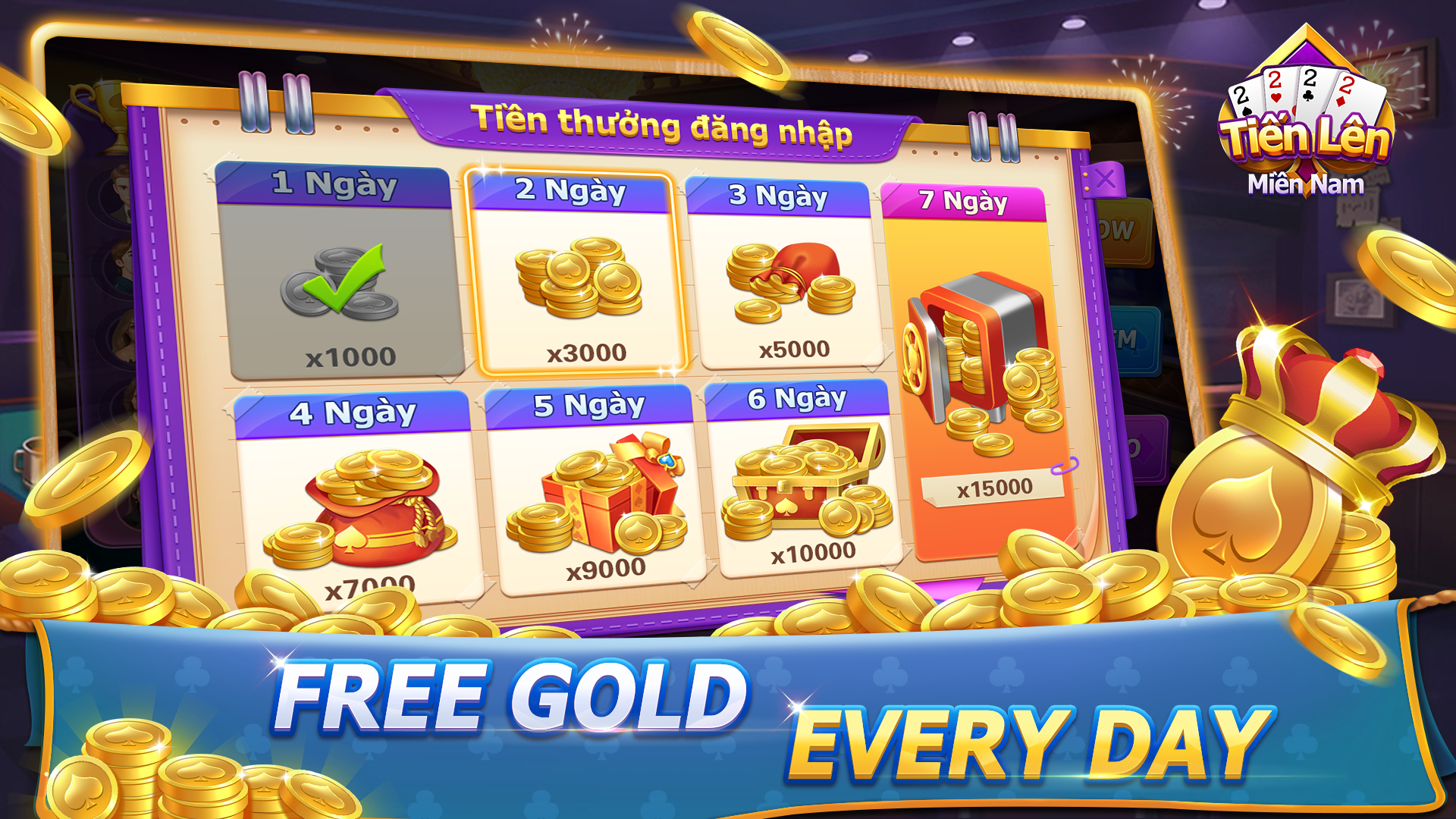 Ảnh chụp màn hình sảnh chờ trong ứng dụng PokerNow